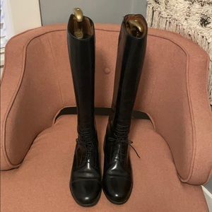 Arita Women’s Tall Black Riding Boots Size 9
